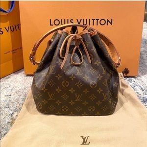 Louis Vuitton Petit Noe Drawstring Bucket Bag